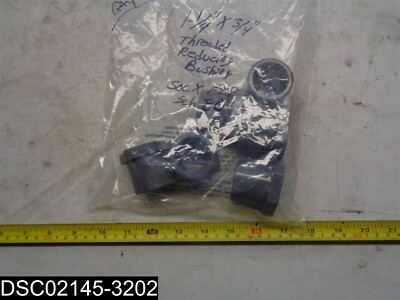 New Old Stock QTY=6: 1-1/4'' X 3/4'' SCH40 Threaded Reducer Bushing Soc X Fip
