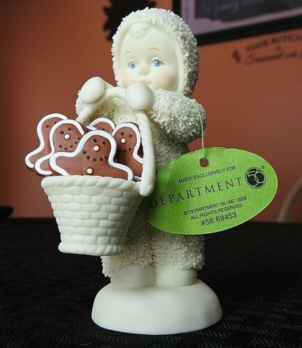 Dept 56 Bébés Neige " Would You Like A Cookie ?" Ginger Bread Abandonné Figurine - Picture 1 of 9