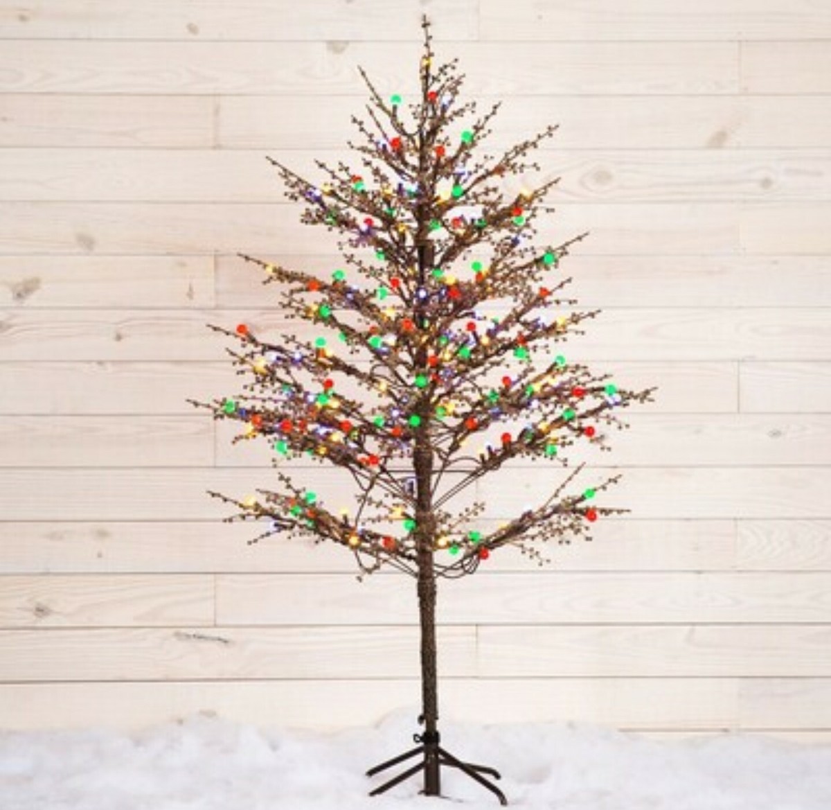 NEW - GE 5´ Ft Tall Winterberry Christmas Tree w/200 Sugar NEW - GE 5´ Ft Tall Winterberry Christmas Tree w/200 Sugar