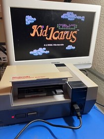Nintendo NES Console System Bundle 10 Games NEW PINS Mario 3 Kid Icarus Tetris