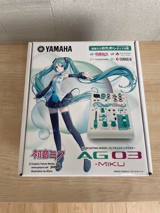 初音ミクコラボモデル　 ミキサー ヤマハ YAMAHA AG03 YAMAHA AG03-MIKU - ベストセラーの3チャンネルミキサー「AG03