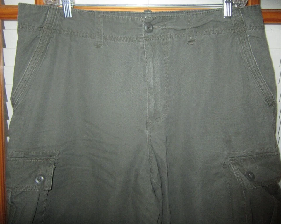 Pantalones cortos Route 66 Heavy Cargo para hombre 40 desgastados vintage Foto 3 de 4