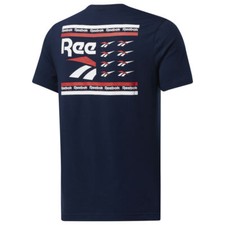 Image of REEBOK CLASSICS ALL OVER VECTOR TEE SHIRT TOP