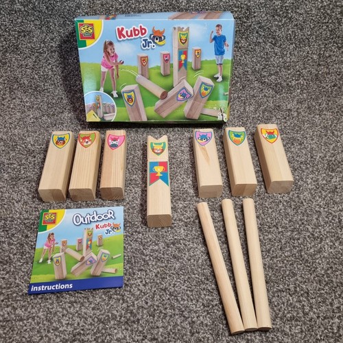 SES Creative Kubb Junior Throwing Game 6+ Years - Picture 1 of 10