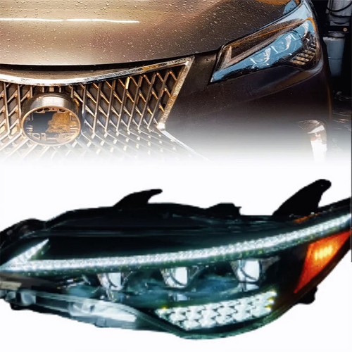 Paar LED Scheinwerfer Frontscheinwerfer DRL Blinker für Toyota Camry 2015-2017 - Picture 2 of 13