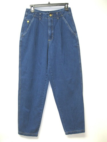De Colección lizwear subida de alta plisada holgados cónicos mamá Jeans 27\