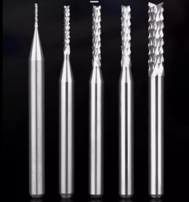 5PCS  1mm-4mm Corn milling cutter for hard alloy aluminum/Side edge end mill