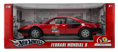 2007 HOT WHEELS 1:18 L7340 FERRARI MONDIAL 8 1947-2007 Die-Cast Mattel Model