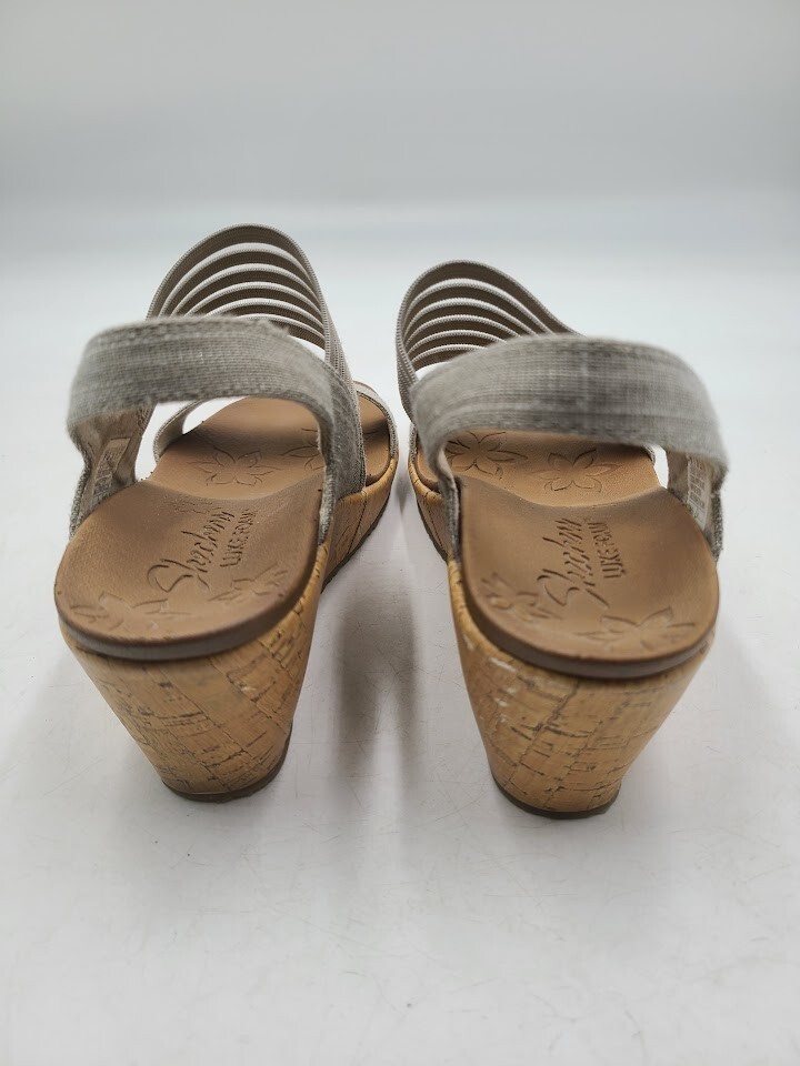 ◆SKECHERS◆ women beverly SC0WSCFM062 Skechers Wo's 8 Luxe Foam Beverley Slingback Wedge Smitten