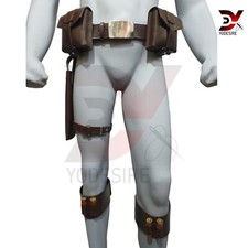 Death Watch Cosplay Belt with Waist 2 Pouch Rig Holster Mandalorian Costume Belt