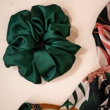 5PC Satin Silk Scrunchies Elastic Hair Bands Ponytail Holder Hair Rope Hair Ring