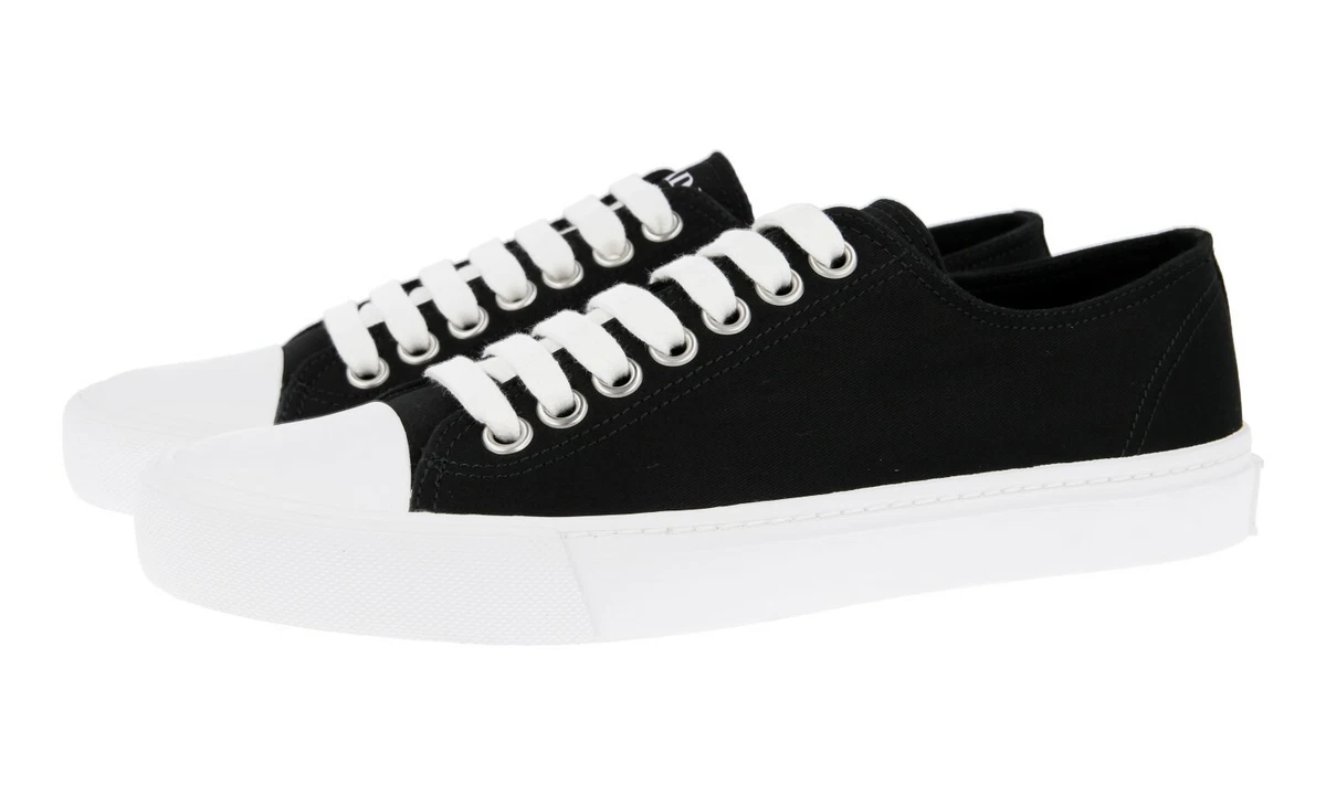 Prada top canvas shoes