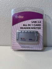 Q-Stor USB 2.0 All In 1 Card Reader/Writer USB 2.0 PC & Mac w/Cable NEW - B15
