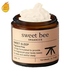 Sweet Bee Organics Magnesium Butter For Sleep Fragrance Free 120ml Authentic New