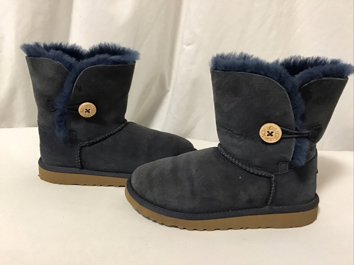 UGG Kids Boot 5991 Bailey Button Size Ink Blue EUR 33/UK