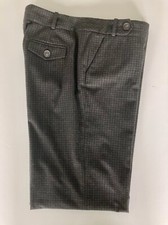 Classiques Entier Black Trousers with Hints of Gray and Copper Brown, Size 12