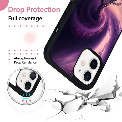 Vaporwave aesthetic tornado For iPhone SE XS XR Max 5 6 7 8 Plus Aesthetic Cover - Picture 15 of 25