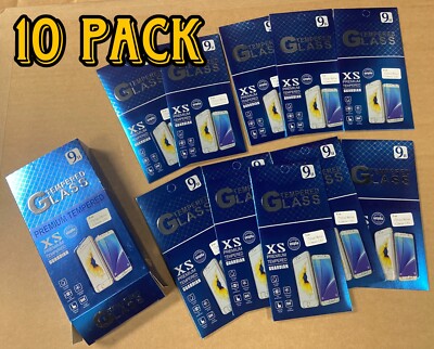 Case of 10 UNIPHA Tempered  Glass  Screen Protectors iPhone  7P 8P