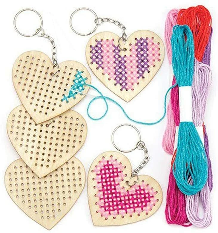 Cross stitch best sale keyring