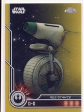 2023 Topps Star Wars Chrome Gold Refractor 79 D-0 11/50
