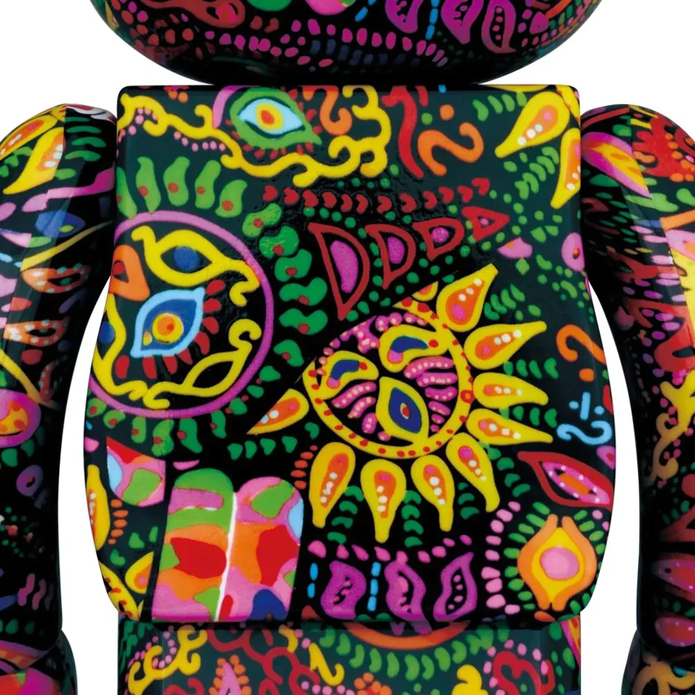 Medicom Toy BE@RBRICK - Psychedelic Paisley 1000% Bearbrick Bear 