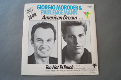 Giorgio Moroder & Paul Engemann - American Dream (Red Vinyl Maxi Single) (V-0877