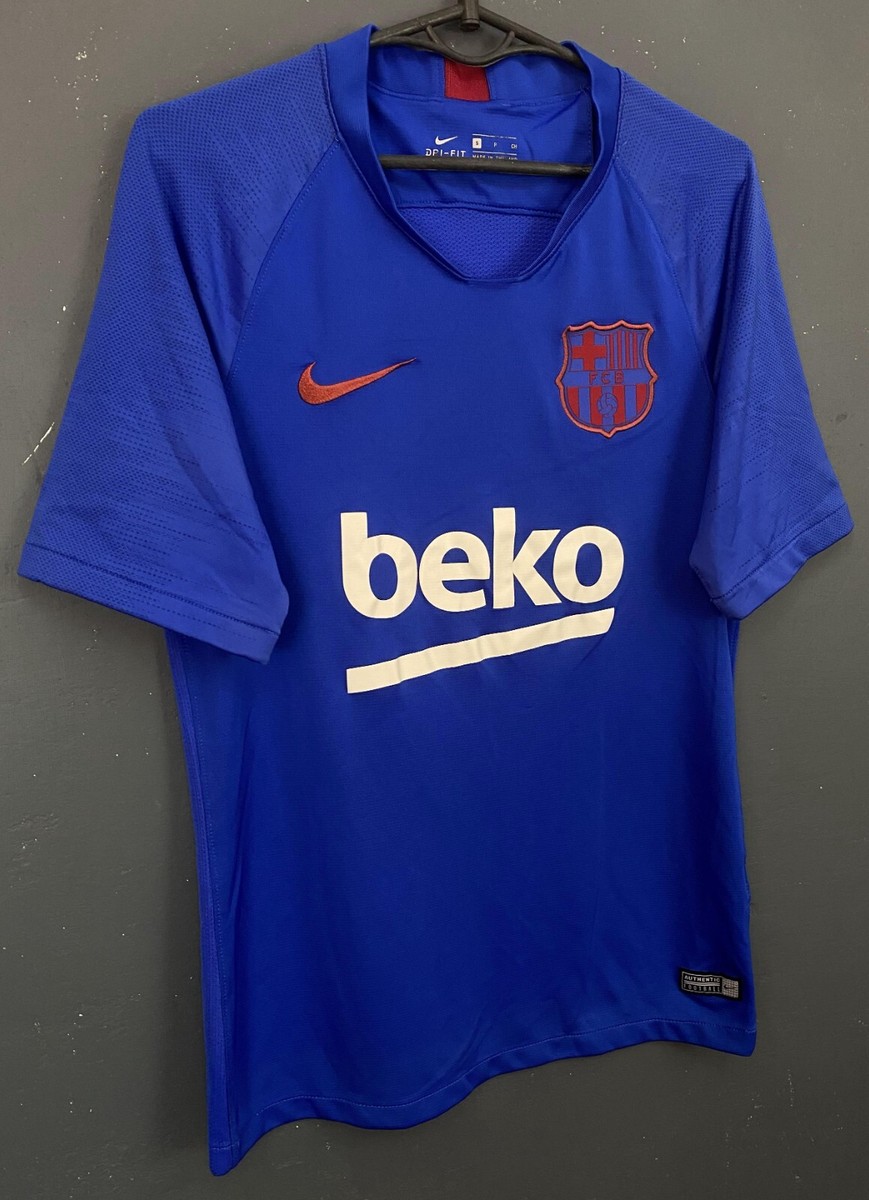 MEN'S NIKE FC BARCELONA 2019/2020 TRAINING FOOTBALL SOCCER SHIRT