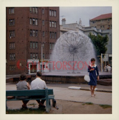#ad 1965 Kings Cross Sydney El Alamein Memorial Fountain photograph 3.5x3.5 inches GBP 9.09