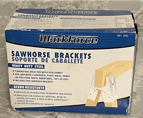 Workforce Sawhorse Brackets, Set of 2 