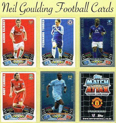 Topps MATCH ATTAX 2011-12   PREMIER LEAGUE   Fußballkarten #1 bis #180