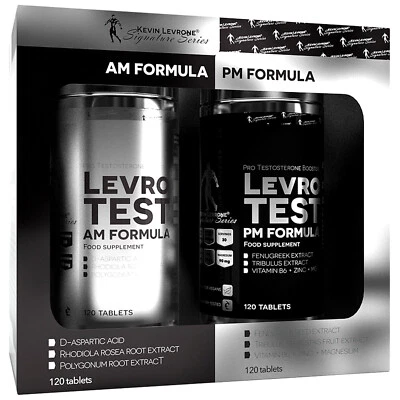 KEVIN LEVRONE LEVRO TEST AM/PM FORMULA 240 Tab - Testo-Booster für Muskelkraft - Bild 1 von 4