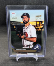 Spencer Strider 2025 Topps Now #7/25 Gold Road to Opening Day Braves OD-160