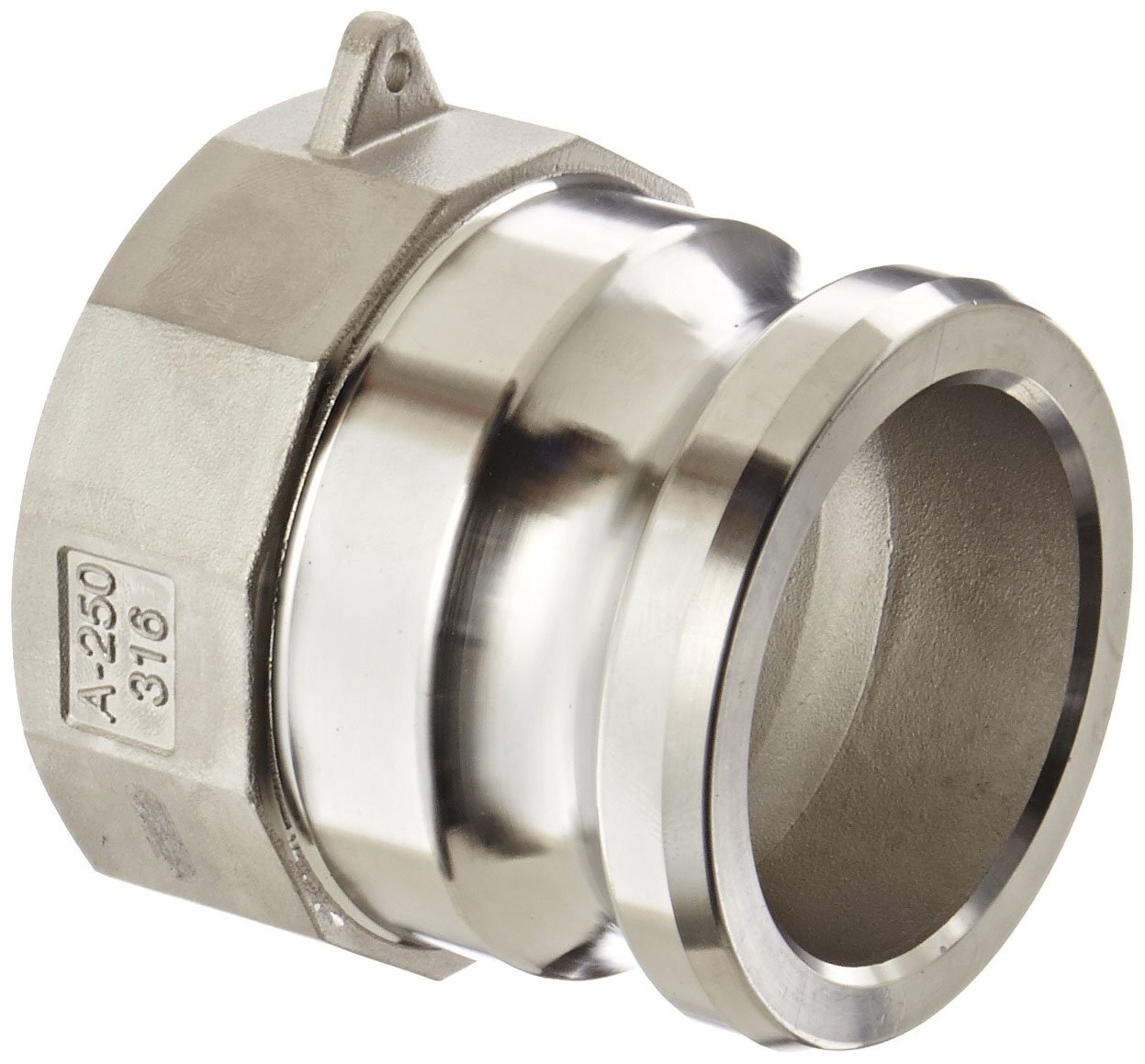 Dixon G250-A-SS 316 Stainless Steel Global Type A Camlock Fitting
