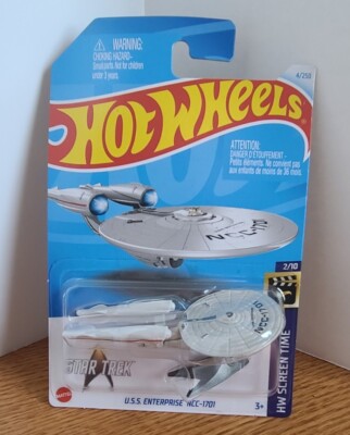New Mattel Hot Wheels 2/10 HW Screen Time Star Trek U.S.S Enterprise NCC-1701 