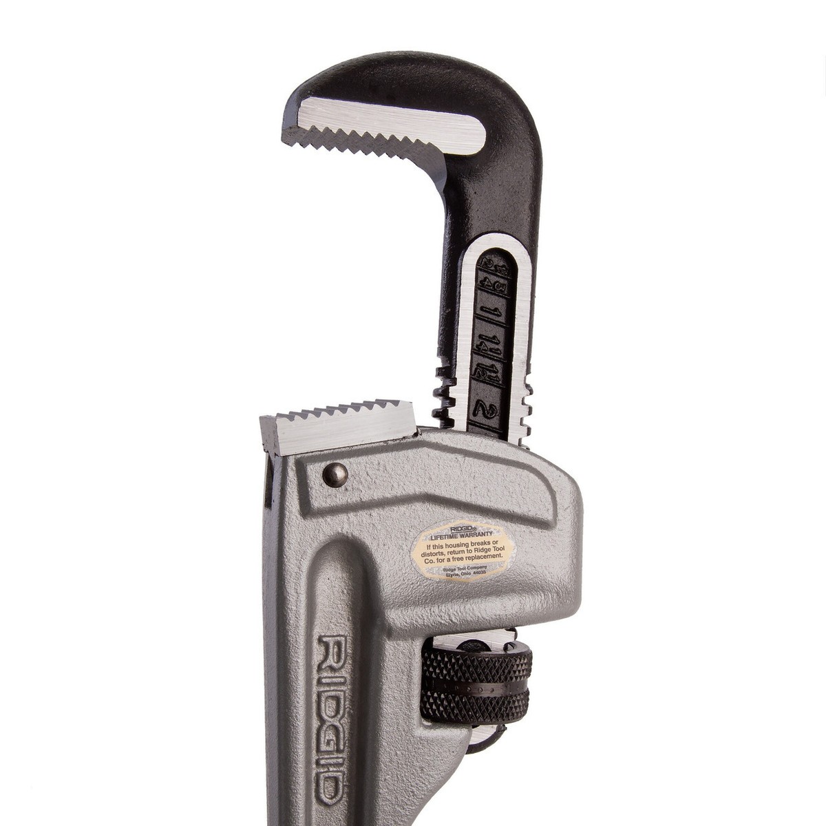Chiave Per Tubi RIDGID 814 In Alluminio - 35 Cm Per Idraulica Professionale | Ganasce In Acciaio Legato - Foto 3