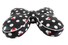 Disney Parks Exclusive Minnie Mouse Icon Polka Dot Bow Decorative Accent Pillow