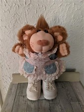 FURSKINS "PERSIMMON" BAKER ASSISTANT -TEDDY BEAR PLUSH by COLECO 1985