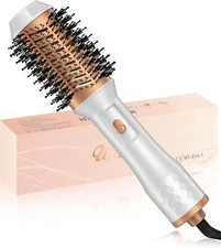 ATOPSKINS Pro 4 in 1 Hot Air Brush. Negative Ion, Anti-Frizz, Blowouts, Dryer