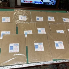 Vintage Gibson parcel post wrap 13 packages/2 sheets each NEW