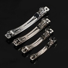 10 Silver French Style Clip Barrette Hair Clips 60mm 80mm 100mm 2-Piece Style