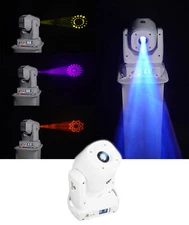 Rockville ROCK SPOT 260W White Moving Head Wireless DMX DJ Spot/Prism/Gobo Light