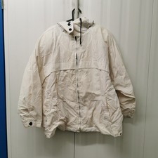 Mulberry Street Vintage Herren Regenjacken Optik Weiß XL TY016