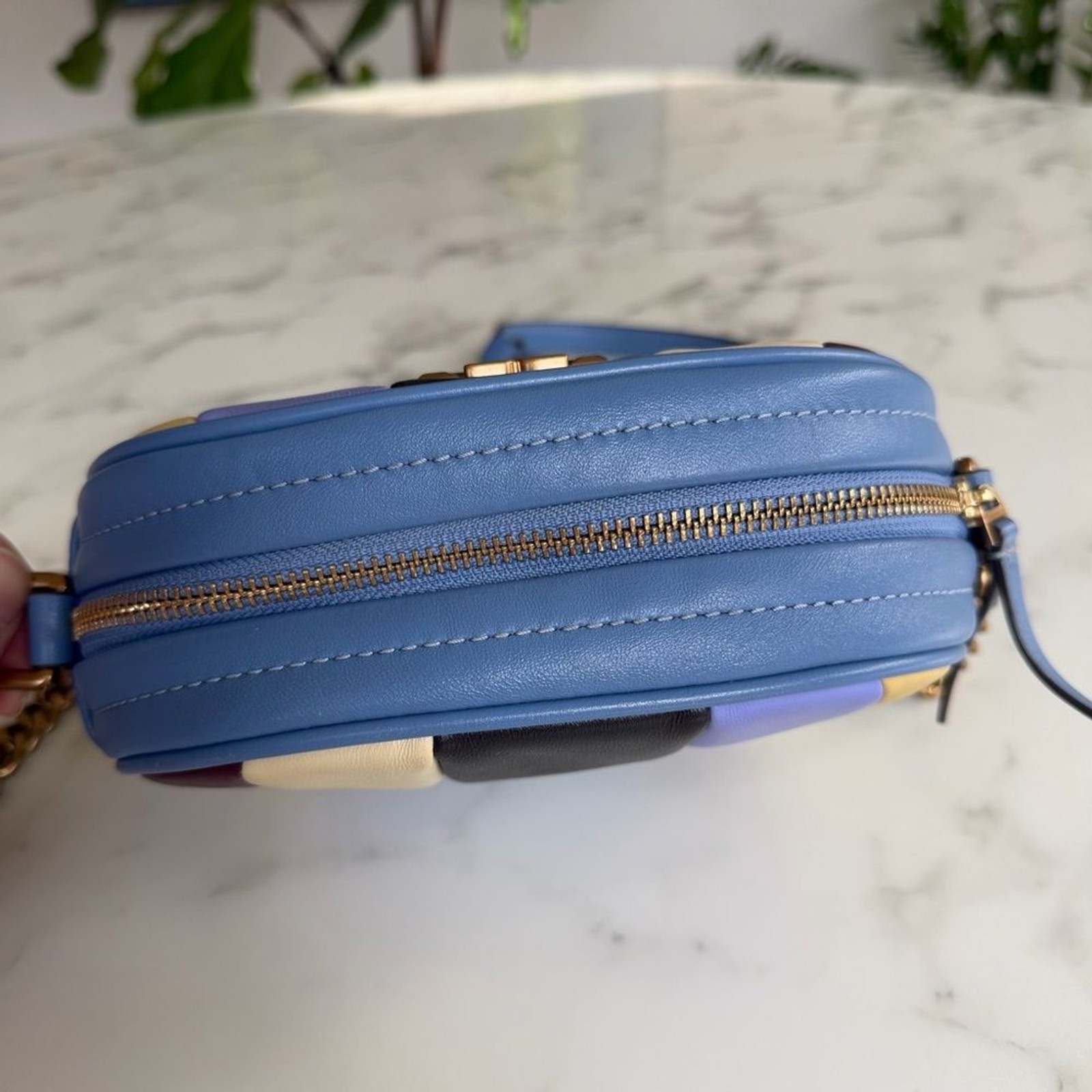 Tory Burch Kira Small Patchwork Camera Crossbody … - image 11