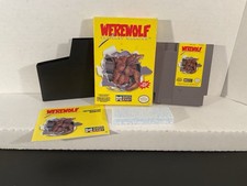 Werewolf The Last Warrior Nintendo NES 1990 Cartridge & Manual IOB