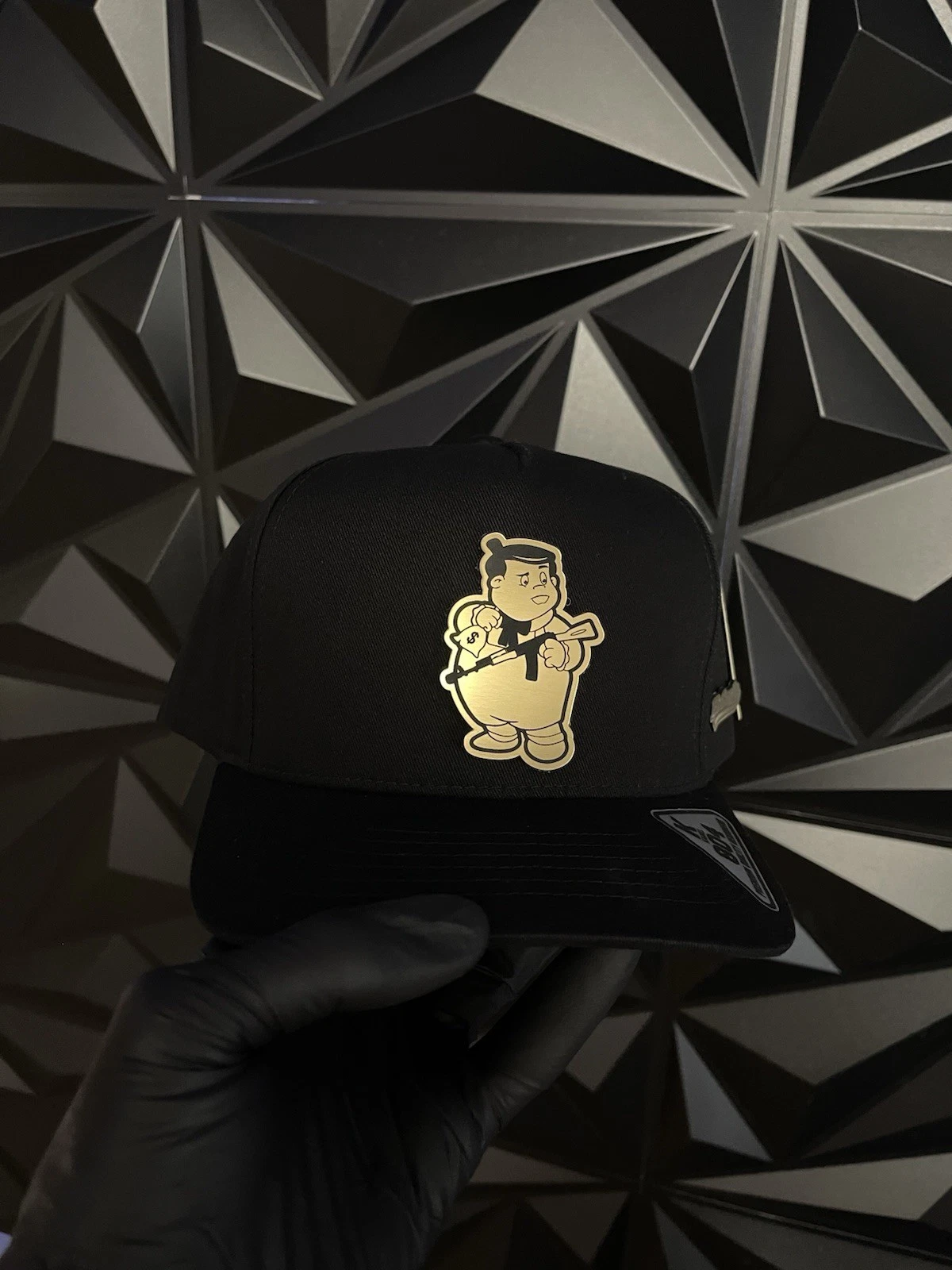 El Gordo ,Gorra,placa Acrílica Dorado,Trucker Hat