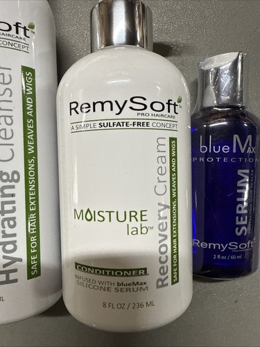 RemySoft Moisture Lab Hydrating Cleanser Shampoo Recovery Cream Conditioner Wigs - Picture 4 of 6