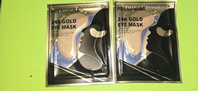 2 Pack PRENAWINA  Beauty Boost Hydro Gel Eye Masks Individually Wrapped 