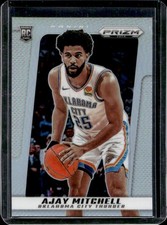 2024-25 Panini Prizm Deca Ajay Mitchell RC Silver Prizm Rookie #74 Thunder