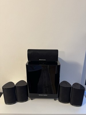 Harman/Kardon HKTS7BQ   5.1 Lautsprecher Set + HKTS210SUB/230  Aktiv Subwoofer