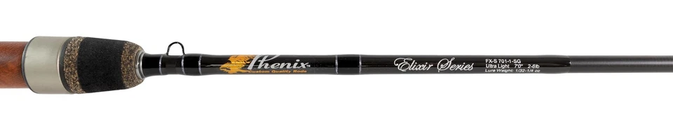 Elixir Spinning / 7' / 2 PC / 2-6 LB LINE Clasificación/Acción Cónica Rápida / 1/32-1/4... Foto 2 de 4